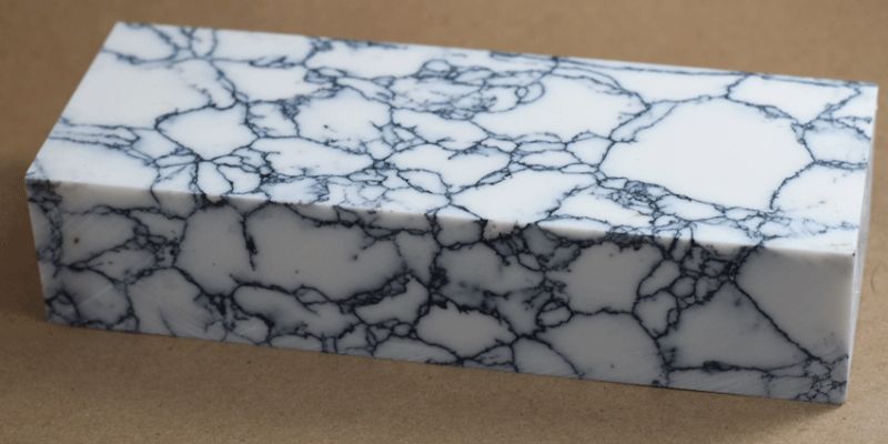 White Turquoise Tru-Stone Block 1.3